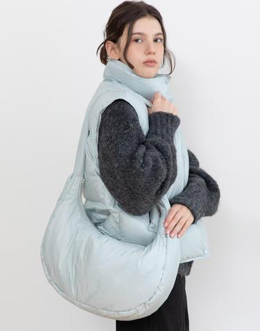 Padding hobo shoulder bag_2color