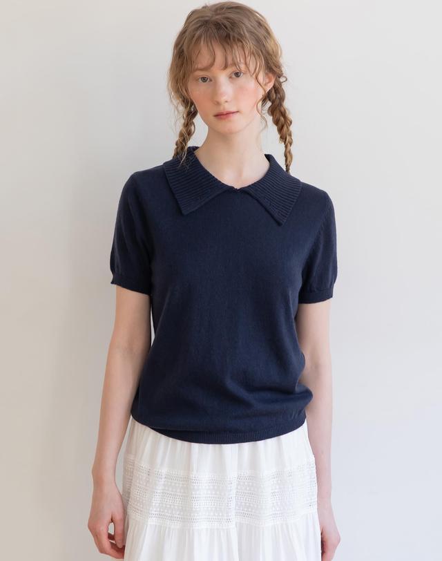 제이마크뉴욕 V-neck collar knitwear_2color 착용컷