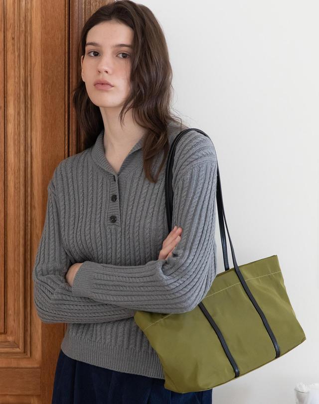 제이마크뉴욕 Lia slim long handle shoulder bag_2color 착용컷