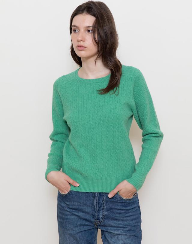 제이마크뉴욕 Crop cable knitwear_6color 착용컷