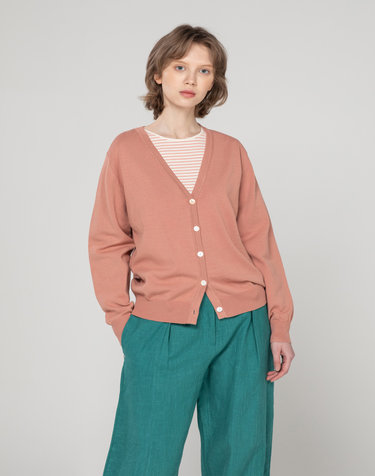 Signature logo cardigan - Pink