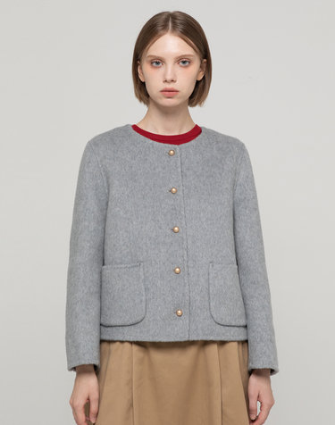 Wool handmade jacket - Grey