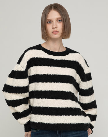 Stripe pullover knitwear