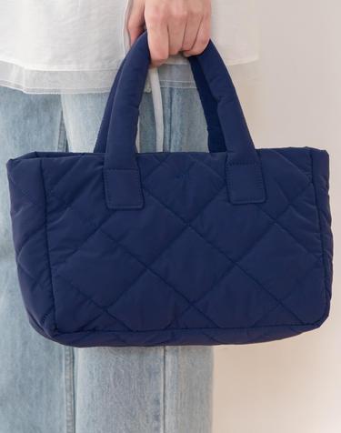 ELLA padded tote bag - Navy