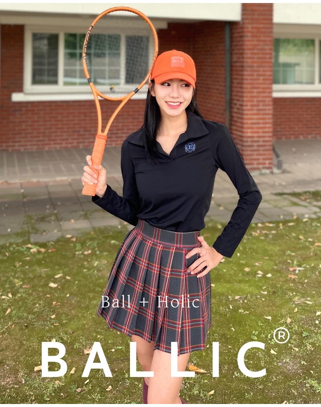 볼릭 Ballic fw red skirt 레드 착용컷