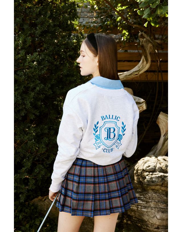 볼릭 Ballic fw blue skirt 레드 착용컷
