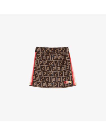펜디키즈 FF Nylon junior skirt 브라운 7A JFE060