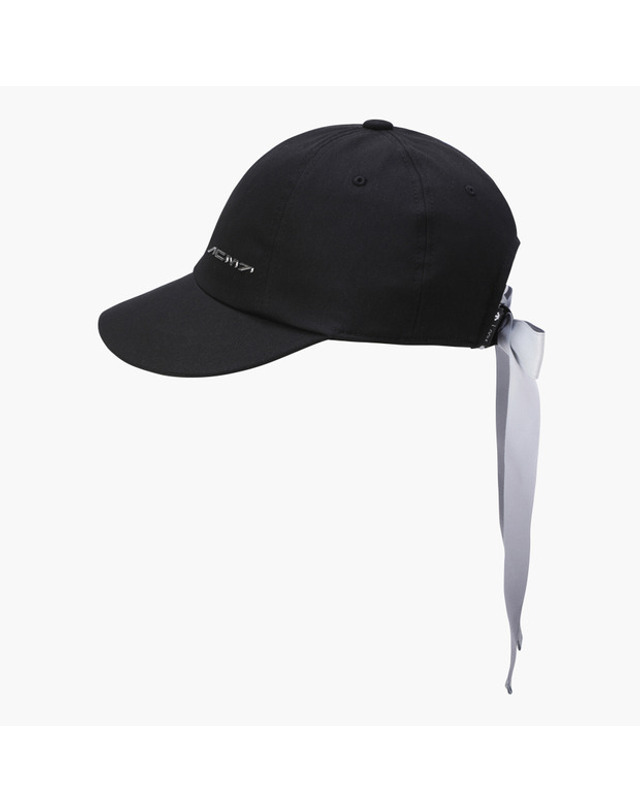 데상트 골프 아크먼트(ACMT) 여성 리본 탈부착 볼캡 (DQ32WFCP91) 착용컷