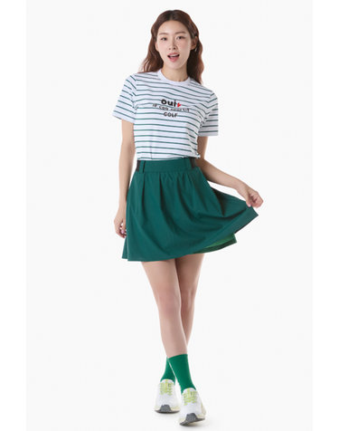 여성 게더 플레어 스커트 (GQ122LSK34)
