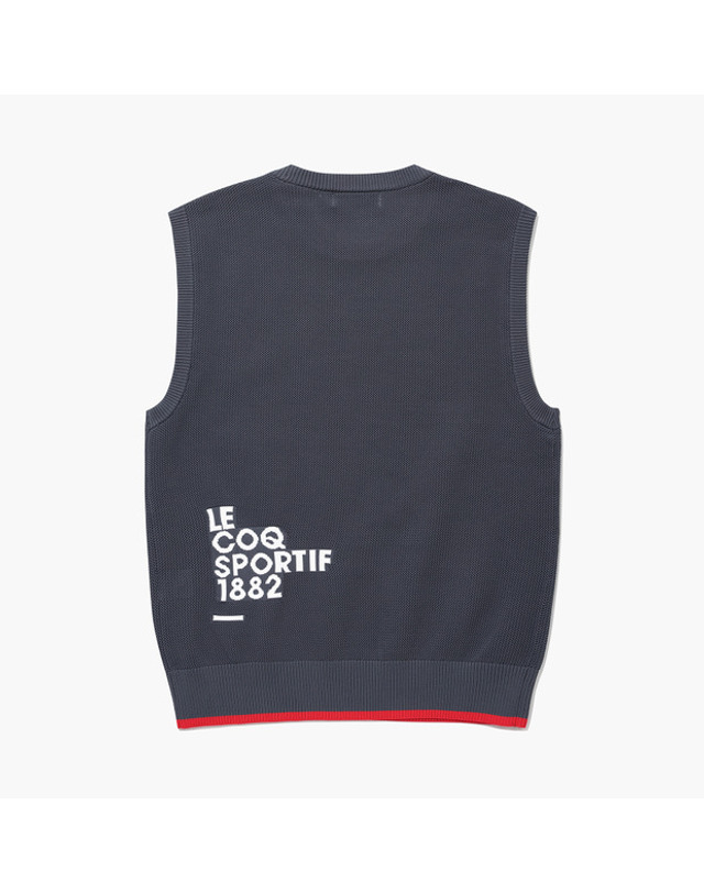 르꼬끄 스포르티브 르꼬끄 골프 남성 ACTIVE POLY 라운드 베스트 (GQ121MKV11) 착용컷
