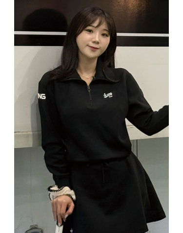 여성 트윌 조직 라운드 티셔츠 (GQ122LRL12)