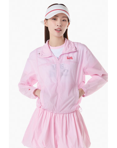 여성 경량 홑겹 하이넥 우븐 점퍼 (GQ222LBL41)