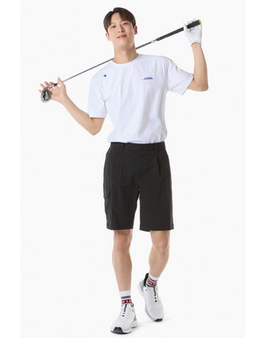 남성 원턱 아웃포켓 숏팬츠 (GQ221MSP51)