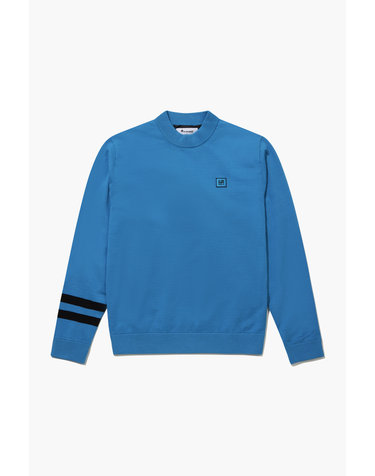 남성 에센셜 방풍 스웨터 _BLUE GQ421MKPO9