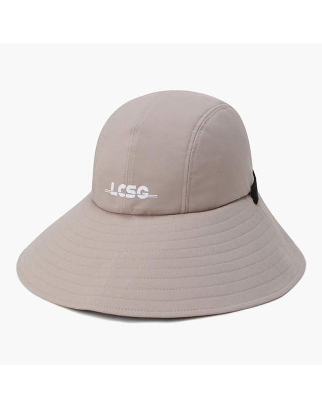 르꼬끄 스포르티브 르꼬끄 골프 여성 와이드 리본 햇 (GQ122LCP21) 착용컷