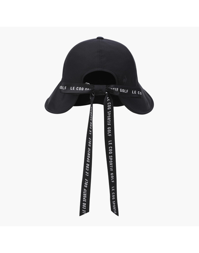 르꼬끄 스포르티브 르꼬끄 골프 여성 리본탈부착 뒷트임 버킷햇 (GQ322LCP82) 착용컷