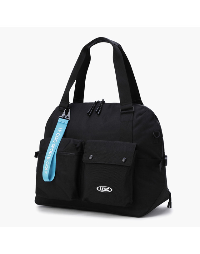 르꼬끄 스포르티브 르꼬끄 골프 여성 경량 나일론 보스턴백 (GQ322LBO82) 착용컷