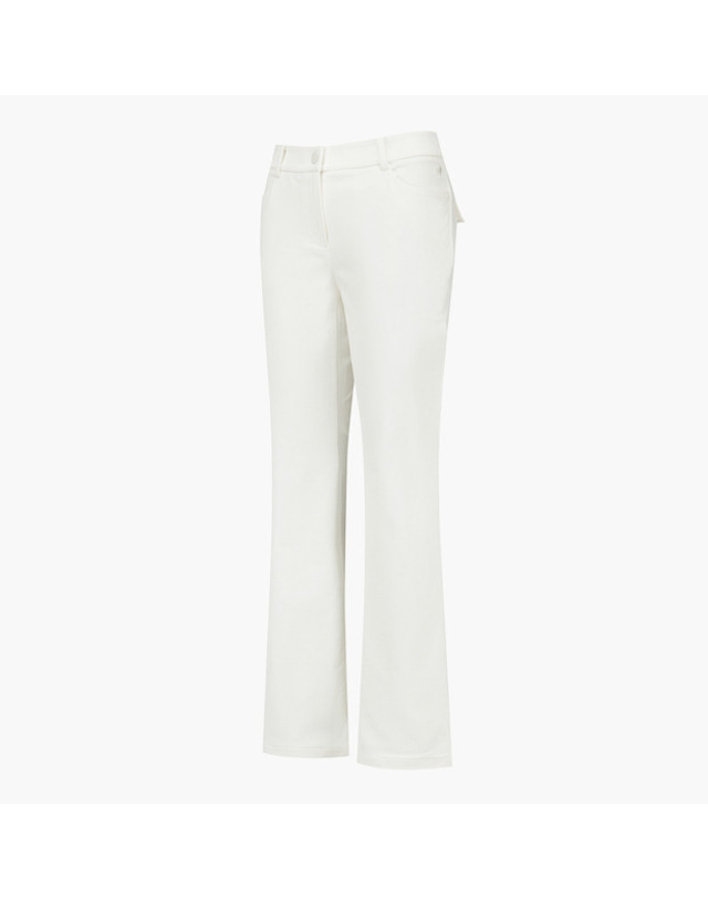 르꼬끄 스포르티브 르꼬끄 골프 여성 백포켓 부츠컷 팬츠 (GQ322LPT81) 착용컷