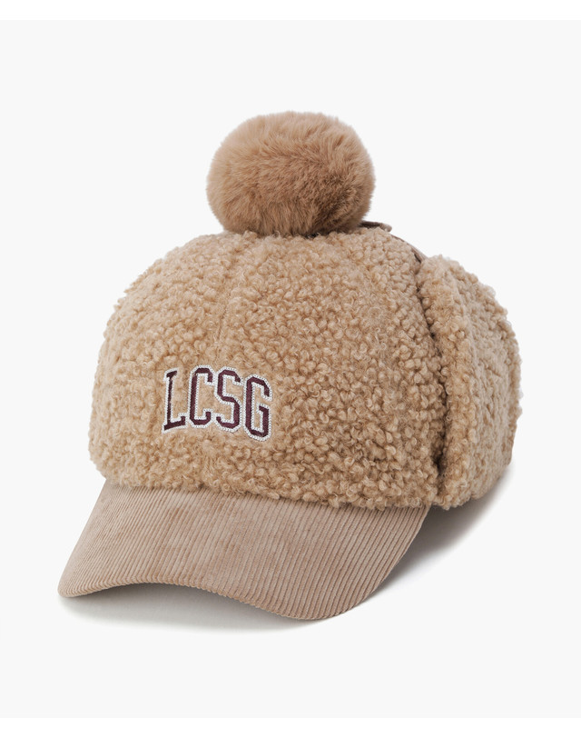르꼬끄 스포르티브 르꼬끄 골프 여성 부클 귀달이 볼캡 (GQ322LCP91) 착용컷