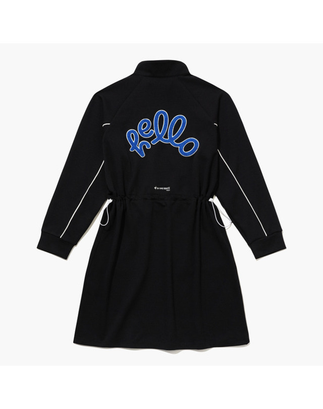 르꼬끄 스포르티브 르꼬끄 골프 여성 기모 저지 원피스 _BLCK GQ322LOP93 착용컷