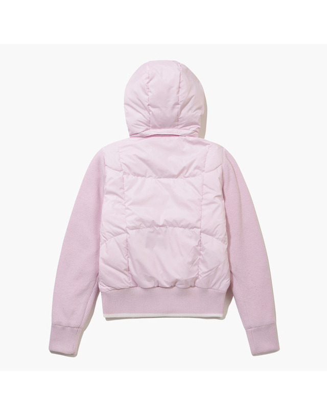 르꼬끄 스포르티브 르꼬끄 골프 여성 후드 스웨터 경량 다운 점퍼 _LPNK GQ422LKCO1 착용컷