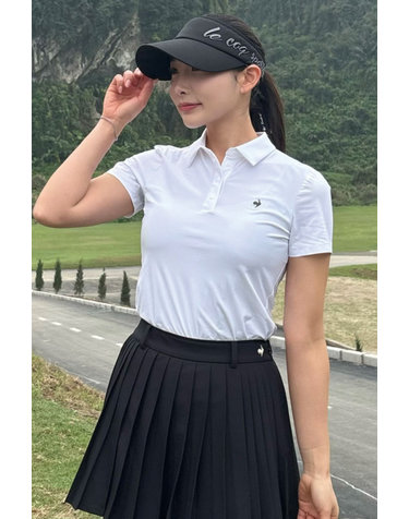여성 어드레스 15˚카라 티셔츠 화이트 GR122LTS21