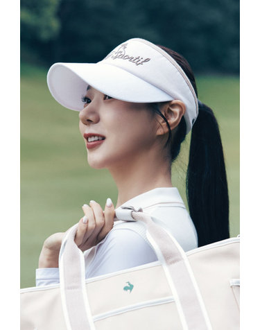 여성 스트라이프 하이 바이저 베이지 GR122LSV21