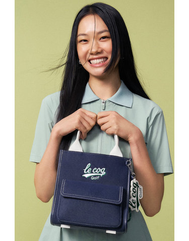 여성 포켓 미니 토트백 (키링 SET) _NAVY GR122LBG36
