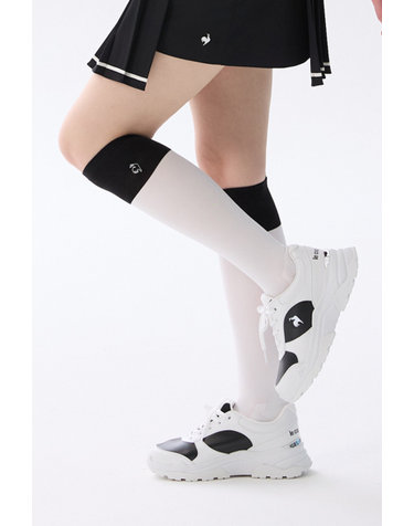 [배우 정혜성 PICK] 여성 냉감 컬러 블럭 니삭스 _BLCK GR122LKS33