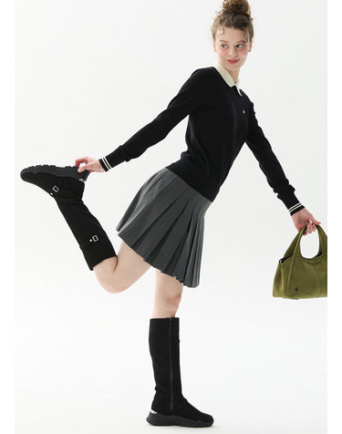 BIRKIE BUCKLE LONG BOOTS (벌키 버클 롱부츠) _BLCK GR322LSH92