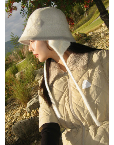 [오영주 PICK] 여성 아가일 니트 버킷햇 _IVOR GR422LCPO3