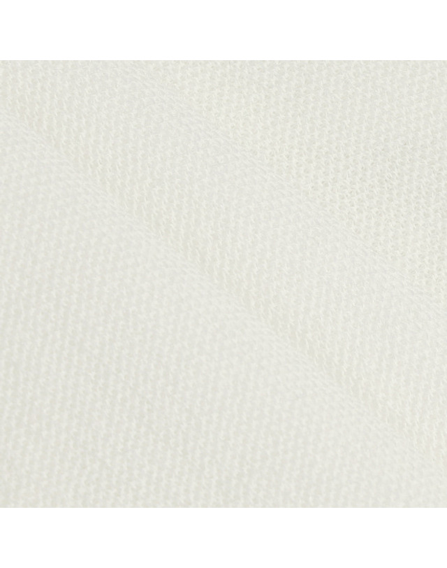 먼싱웨어 여성 래글런 반팔 스웨터 화이트(MQ122LSW31) 착용컷