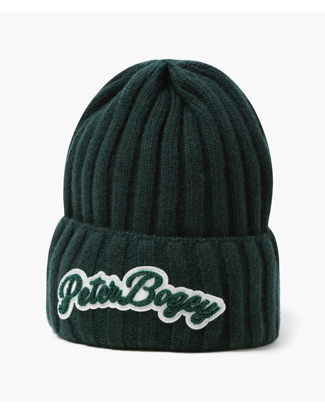 먼싱웨어 여성 피터보기 니트 비니 딥그린 MQ422PCPO1 착용컷