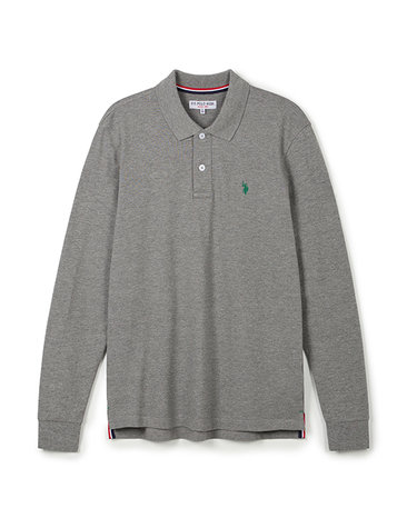 [USPA] 남성 봄 피케 티셔츠_(멜란지그레이)_MP25-TS107
