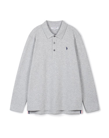 [USPA] 남성 기모 카라 티셔츠_(멜란지그레이)_MP25-TS401MG