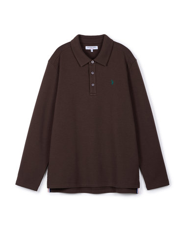 [USPA] 남성 기모 카라 티셔츠_(브라운)_MP25-TS401BR