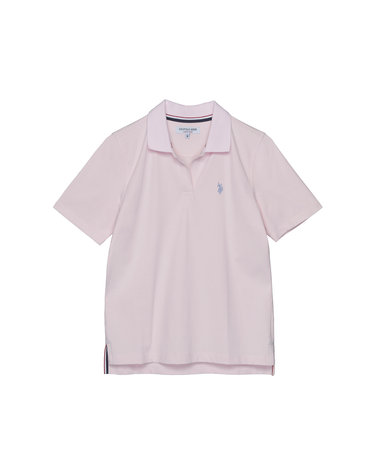 [USPA] 여성 반팔 PQ 티셔츠 (핑크)_WP26-TS205