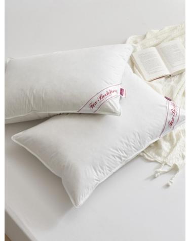 헝가리 구스 호텔 베개(솜털90%)+60수 베개커버+방수 베개커버 선물 - 600g/700g/800g