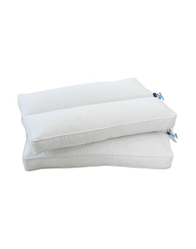 폭스베딩 [GIFT] 호텔식 1200g 경추 구스 베개솜 (+전용 커버 세트) 화이트 착용컷