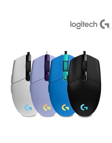 [로지텍] 유선 마우스 LIGHTSYNC (색상선택)/G102