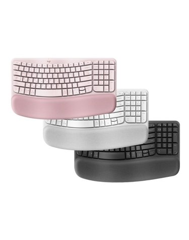 [로지텍] 인체공학 무선 키보드 (색상 선택)/ WAVE KEYS