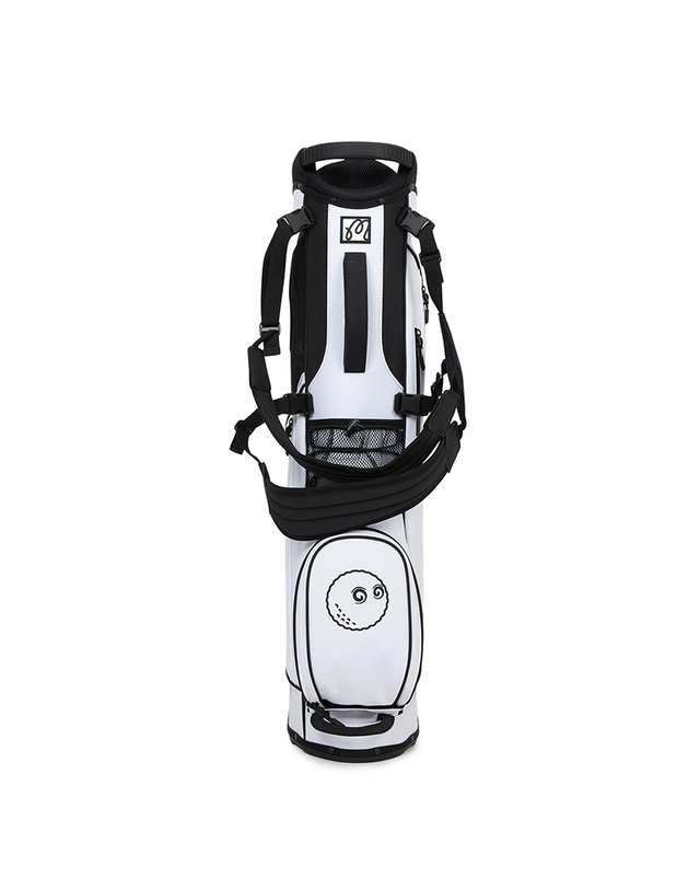 말본골프 말본골프 스크래치 캐디백 M9430 WHT 착용컷