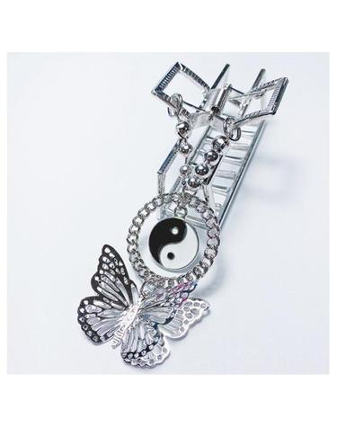In-yang Butterfly Hair clip