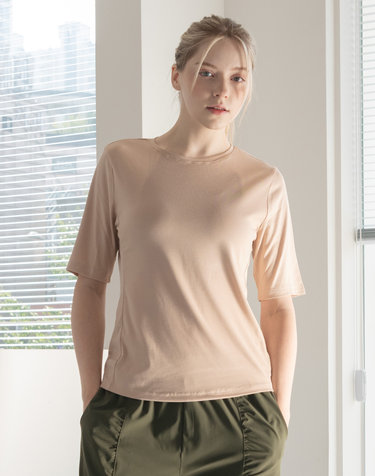뒤란 PK 라운드 5부 티셔츠 DTF3W-4126 4colors