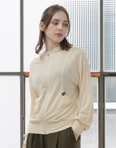 뒤란 페더 모달 후드 집업 자켓 DTF3W-5111 2colors