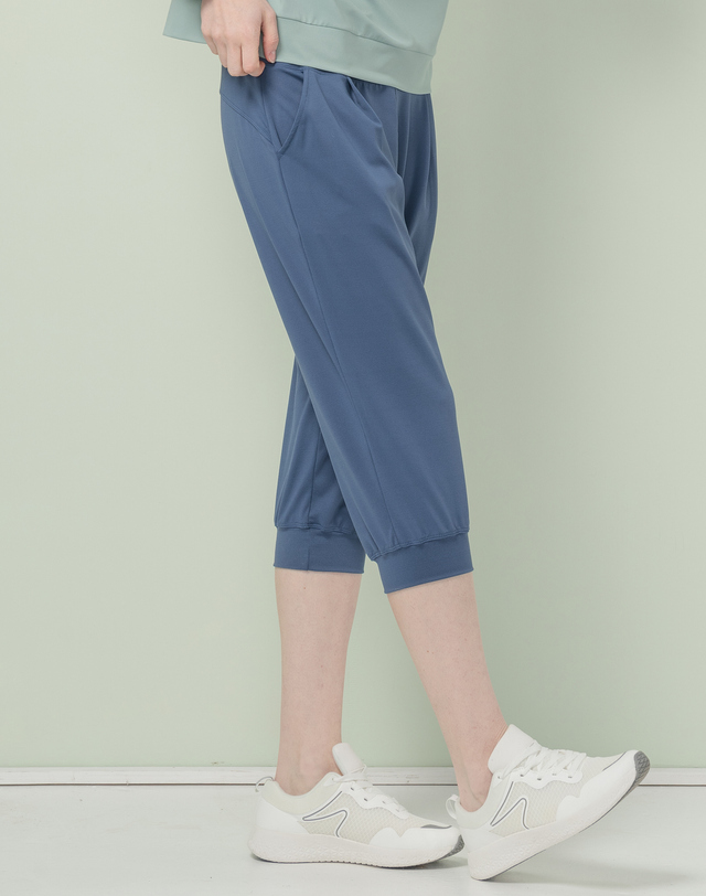 뒤란 뒤란 세이 6부 세미 하렘팬츠 DBF3S-9134 3colors 착용컷
