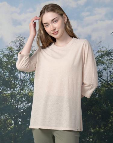 뒤란 린넨 이지 롱 7부 티셔츠 DTF5S-4156 3colors