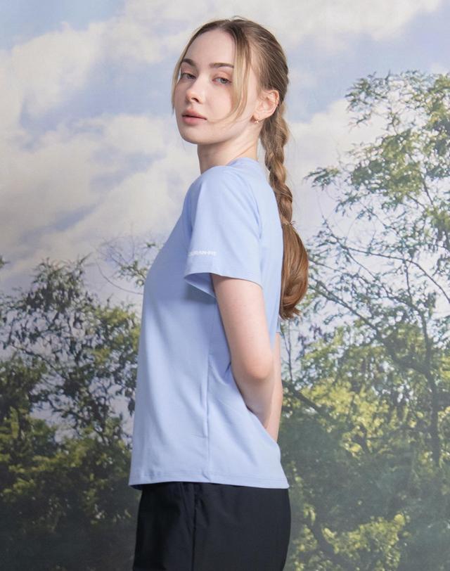뒤란 뒤란 에어리 소로나 U넥 베이직 티셔츠 DTF5S-3082 4colors 착용컷