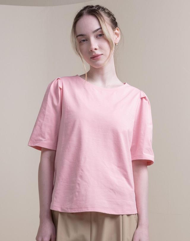 뒤란 뒤란 소로나 퍼프소매 티셔츠 DTF5S-3089 3colors 착용컷