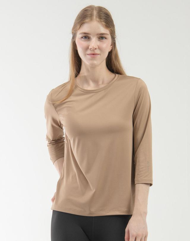 뒤란 뒤란 에어 스트레치 7부 티셔츠 DTF6W-4183 4colors 착용컷